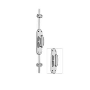 Oval Knob Locking Espagnolette Bolt Or Cremone Bolt - Eb100Pb - Upto 9'