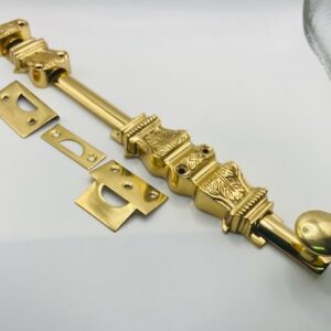 Oval Knob Surface Sliding Bolt -12"