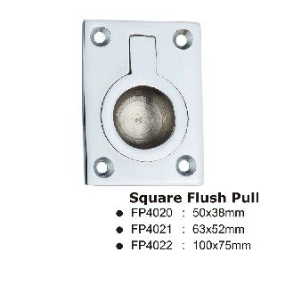 Square Flush Pull -63X52Mm