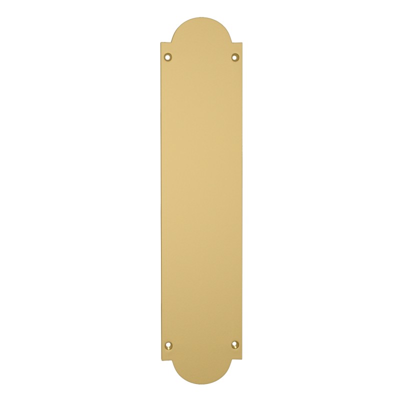 Push Plate - Shaped -300x75mm