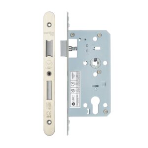 2 Piece - DIN euro sashlock - 72mm c/c - backset 55mm - radius