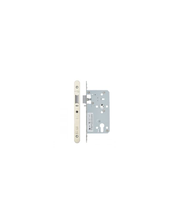 2 Piece - DIN night latch - 72mm c/c - backset 60mm - radius