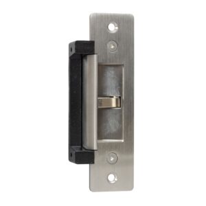 ANSI Monitored electric strike, 12/24vdc selectable, fail safe/ secure selectable, includes short and long face plates