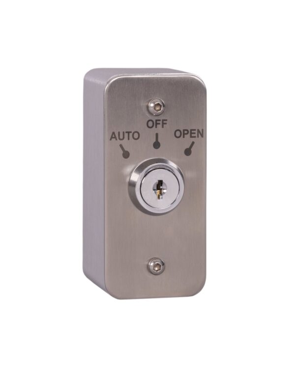 Architrave Stainless Steel Auto/On/Off Latching Key Switch with Aluminium Extrusion