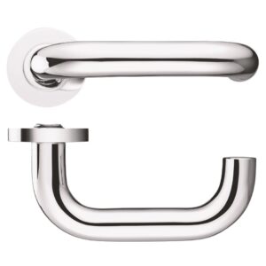 Lyra lever on round rose
