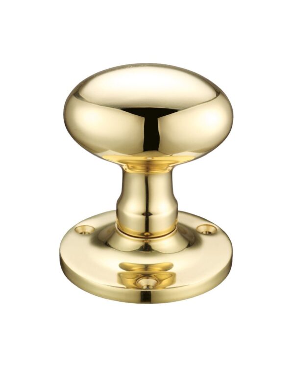 Oval Mortice Knob Furniture 62.5mm Rose dia.