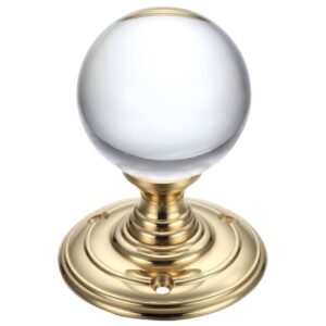 Glass Ball Mortice Knob - 55mm