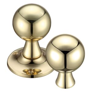 Ball Rim Mortice Knob Furniture 60mm Rose dia.