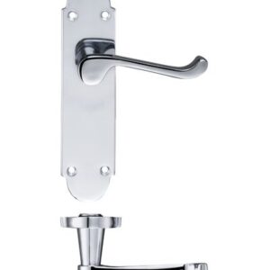 Project Oxford lever on latch backplate - 168mm x 42mm