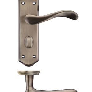 Project Asti lever on bathroom backplate