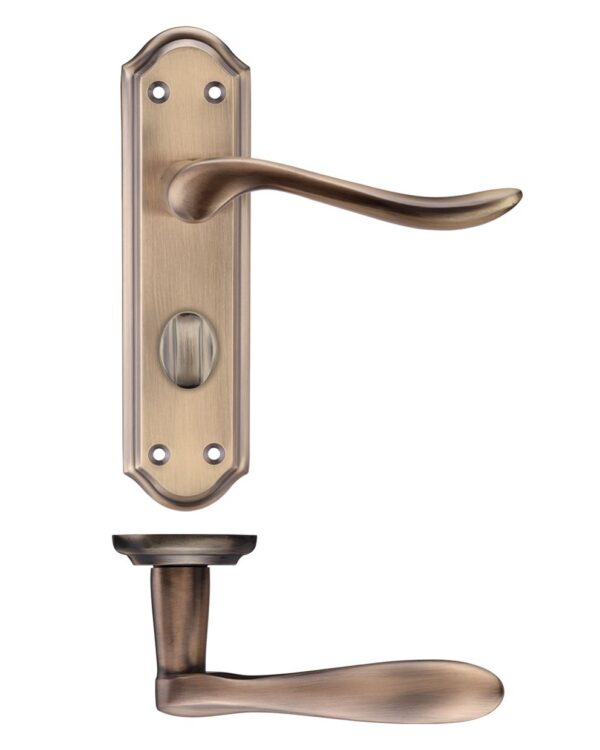 Project Lincoln lever on bathroom backplate