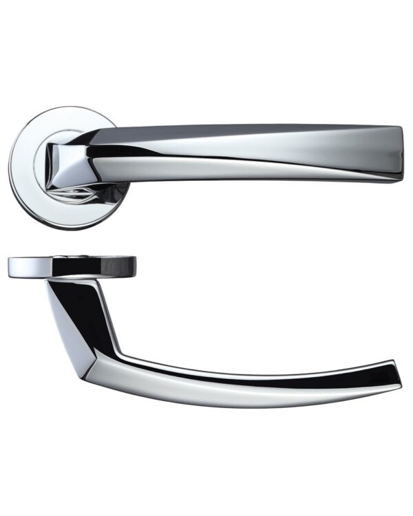 Hydra lever on round rose