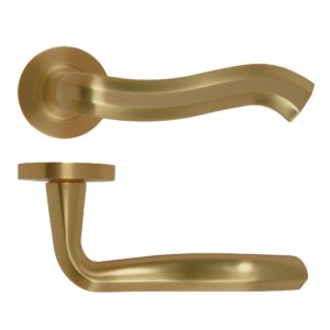 Rococo Lever On Round Rose