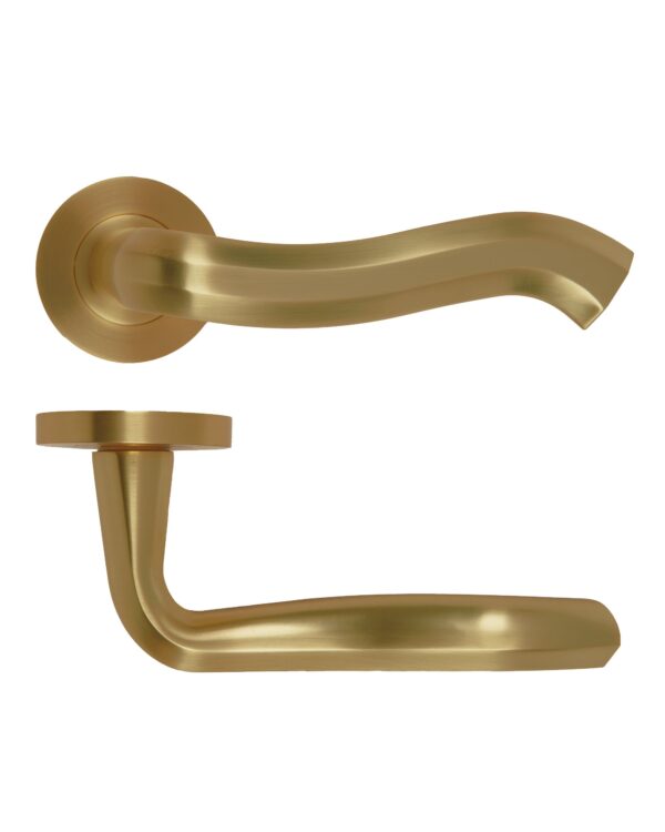 Rococo Lever On Round Rose