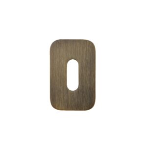Standard Profile Escutcheon - Rosso Mini Squircle - 50 x 32 x 3