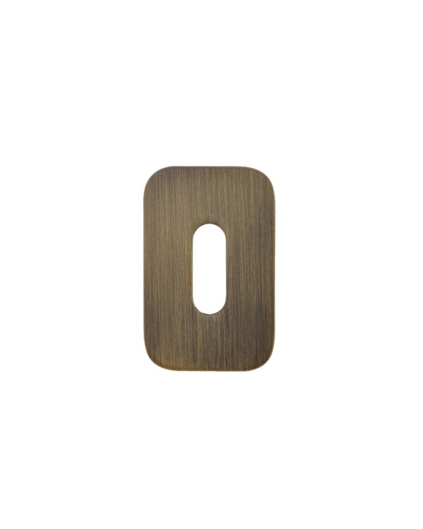 Standard Profile Escutcheon - Rosso Mini Squircle - 50 x 32 x 3