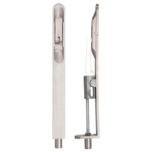Lever action flush bolt - 20 x 200mm - radius