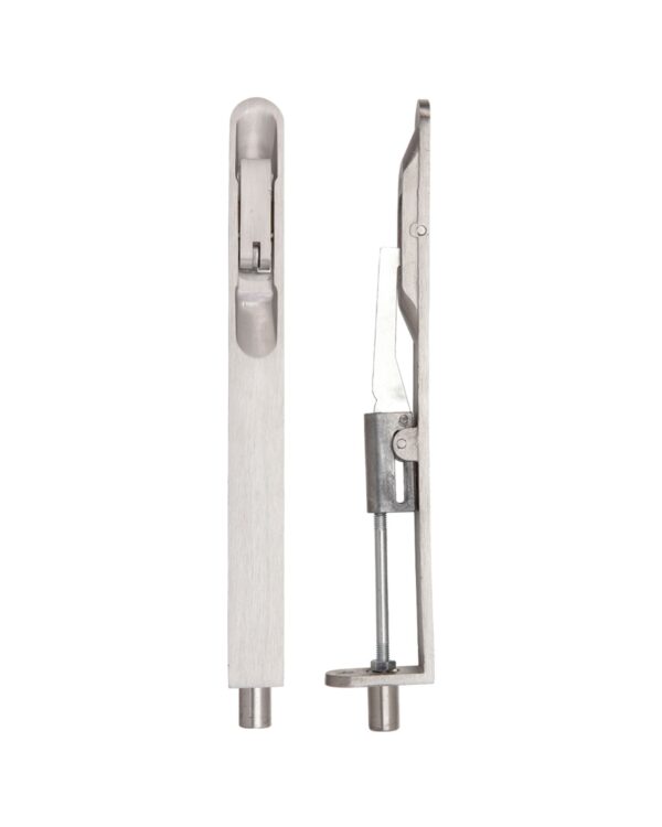 Lever action flush bolt - 20 x 200mm - radius