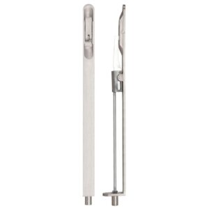 Lever action flush bolt - 20 x 305mm - radius