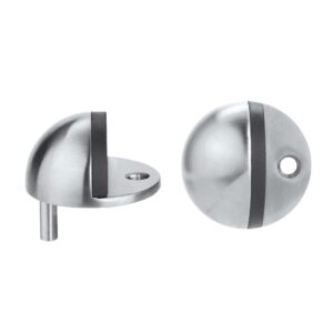 Door stop - floor mounted - oval - 45mm