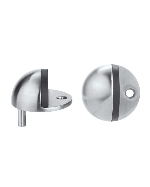 Door stop - floor mounted - oval - 45mm