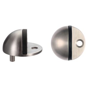 Door stop - floor mounted - oval - 40mm