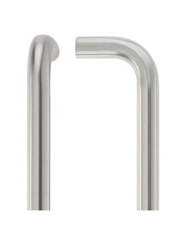 19mm D Pull Handle - 150mm Centers - Grade 201 - Bolt Through Fixings