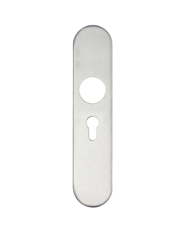 Radius Cover plate for 19 mm and 22mm RTD Lever on Backplate - Euro Profile 47.5mm