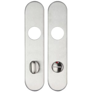Radius Cover plate for 19 mm and 22mm RTD Lever on Backplate - Din Bathroom/78mm Centres