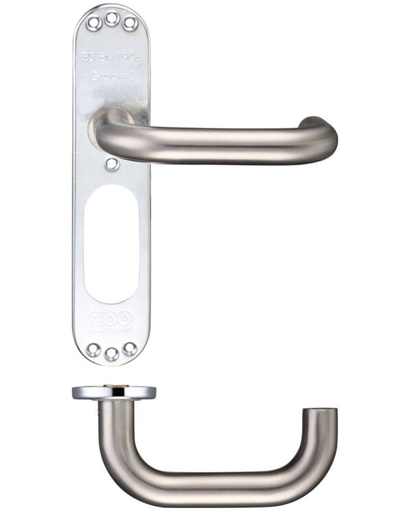 22mm Tubular Return to Door Lever on Inner Plate