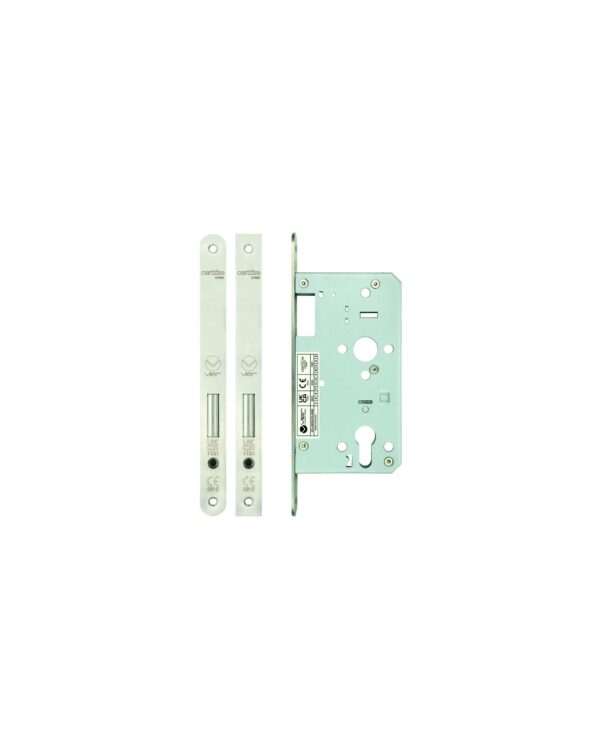 Din euro deadlock - backset 60mm - radius