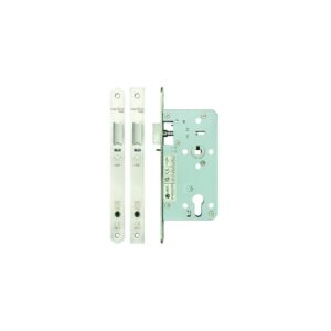 Din night latch - 72mm c/c - backset 55mm - radius