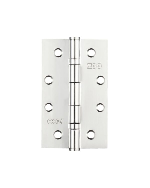 Slim Knuckle Bearing Hinge Stainless Steel - Grade 201 - 102 x 63 x 2.5mm