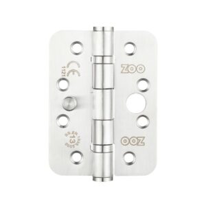 Stainless Steel Dog Bolt Door Hinge Radius 4"x3"x3mm
