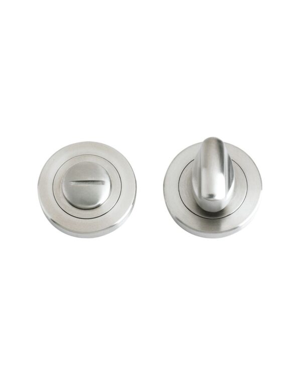 Turn and Release complete with escutcheons and 5mm spindle 50mm dia