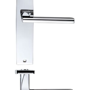 Venice lever on latch backplate