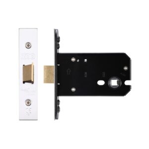 Flat latch - 102mm C/W PVD Forend and Strike