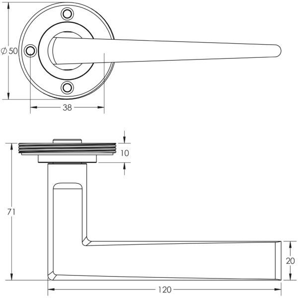 Burlington Mayfair Door Handles - Image 2