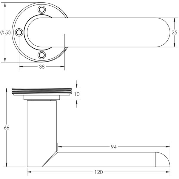 Burlington Kensington Lever on Plate - Image 2