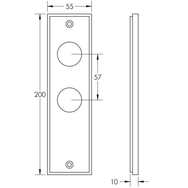 Burlington II Lever Plate Choices - Image 2