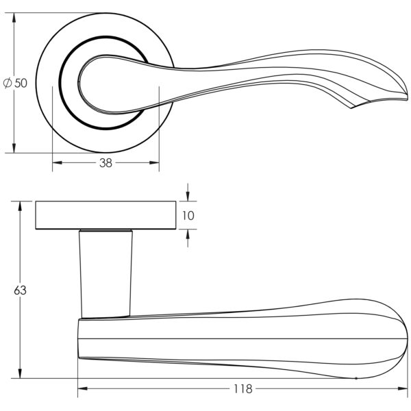Gamma Door Handles - Image 2