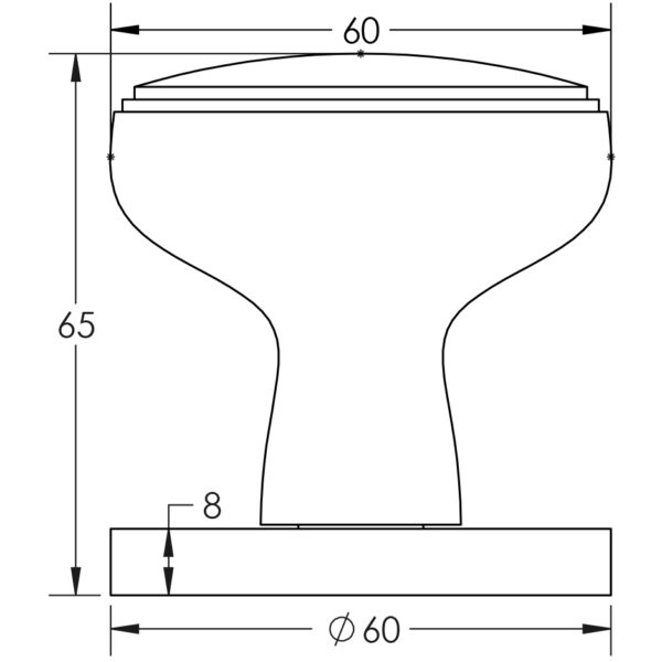 Classic Mortice Door Knob - Image 2