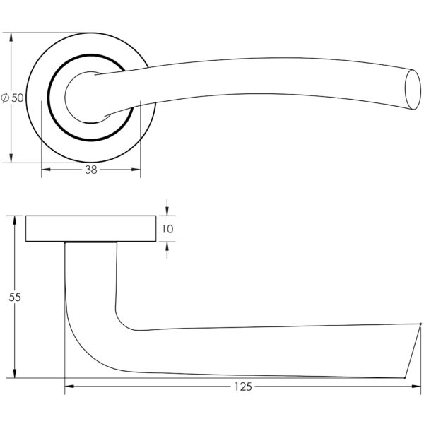 Jedo Opal Door Handles - Image 2