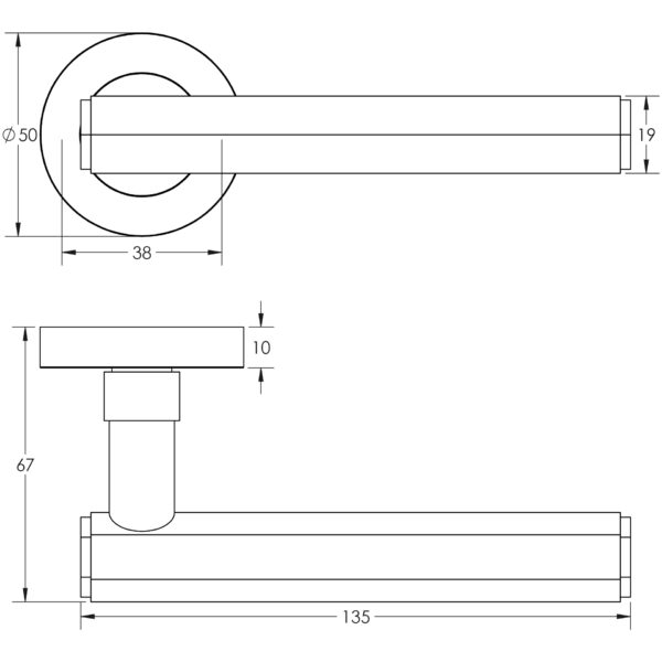 Jedo Hex Door Handles - Image 2