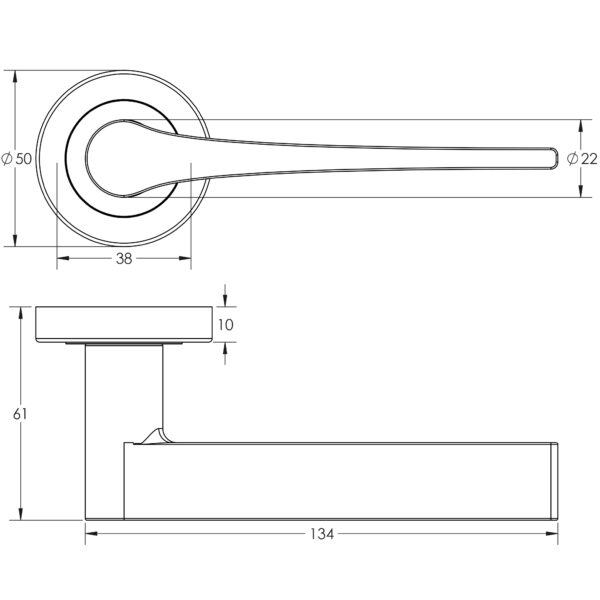 Jedo Geo Door Handles - Image 2