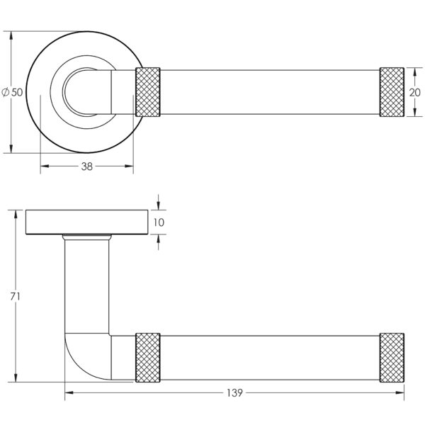 Jedo Midtown Door Handles - Image 2