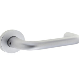 19mm Round Bar Handle on Rose Satin Anodised Aluminium