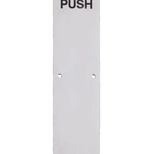 Finger Plate - Push (Radius) 75mm x 650mm