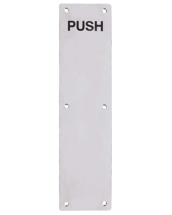 Finger Plate - Push (Radius) 75mm x 300mm