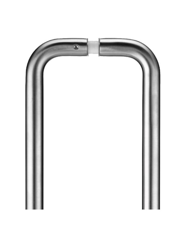 Pair of 19mm D Pull Handle - 425mm Centers - Grade 201 - c/w Back to Back Fixings